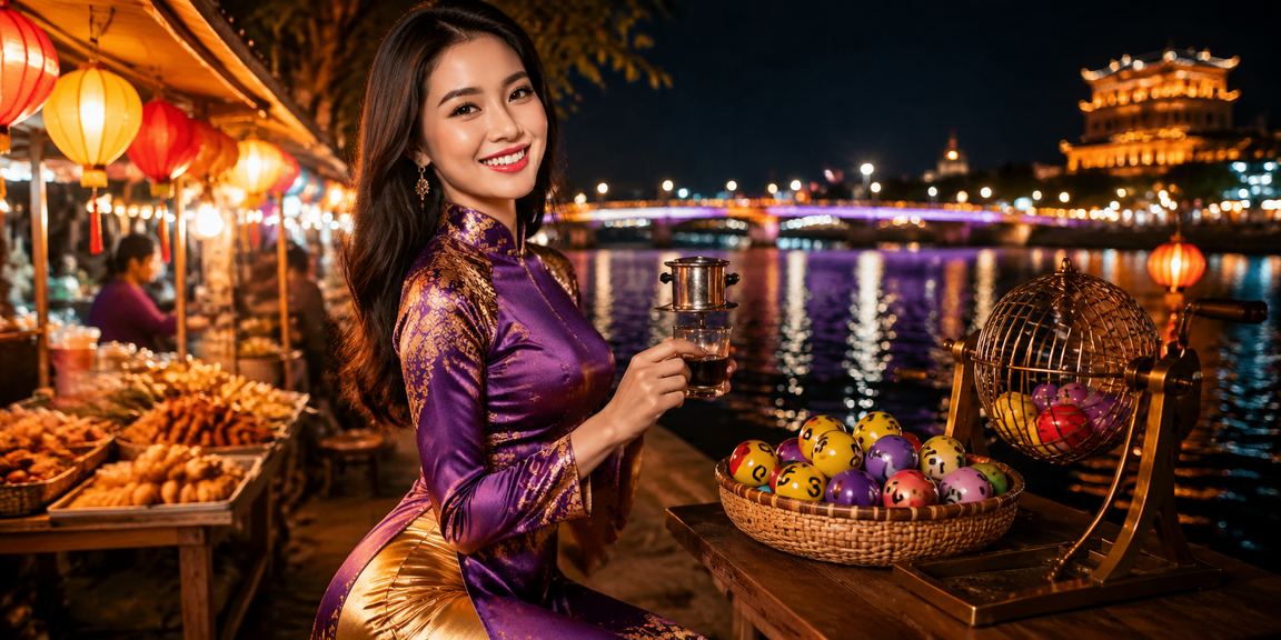 Người dùng tại Huế xem kết quả xổ số và tra cứu thông tin trò chơi 572 bên tách cà phê