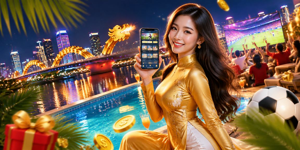 Sảnh cá cược casino trực tuyến tại Việt Nam về đêm